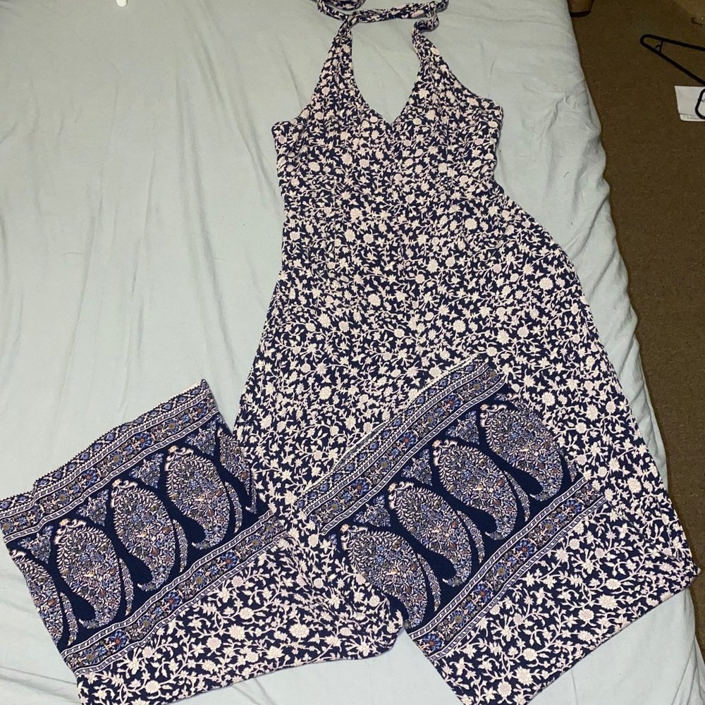 AE Tie-Neck Jumpsuit